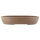 Bonsai pot 43x36x8cm dark-brown oval unglaced