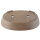 Pot à bonsaï 43x35x8.5cm marron-foncé ovale en grès