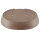 Bonsai pot 50.5x41x9.5cm dark-brown oval unglaced
