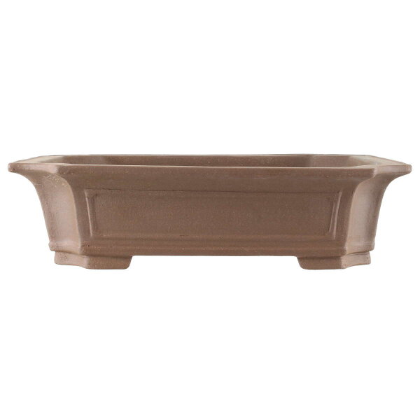 Bonsai pot 62x51x15.5cm dark-brown rectangular unglaced