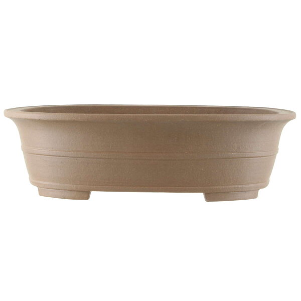 Bonsai pot 65.5x51.5x17.5cm dark-brown oval unglaced