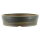 Bonsai pot 23,5x23,5x6cm black round glaced