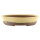 Bonsai pot 29x29x6,5cm beige round glaced