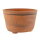 Pot à bonsaï 15x15x9,5cm marron clair rond en grès
