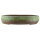 Pot à bonsaï 48x35,5x10cm vert mer ovale en grès émaillé