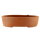 Pot à bonsaï 33x24x8,5cm marron ovale en grès